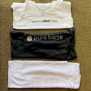 3 Pure Barre Tanks